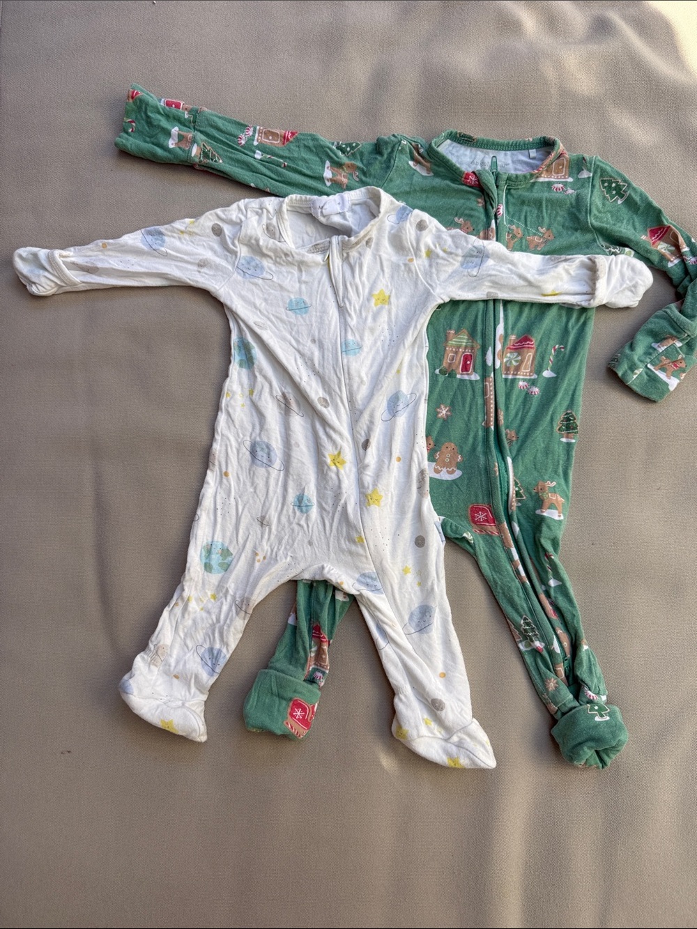 Angel Dear Footed One-Piece Pajamas